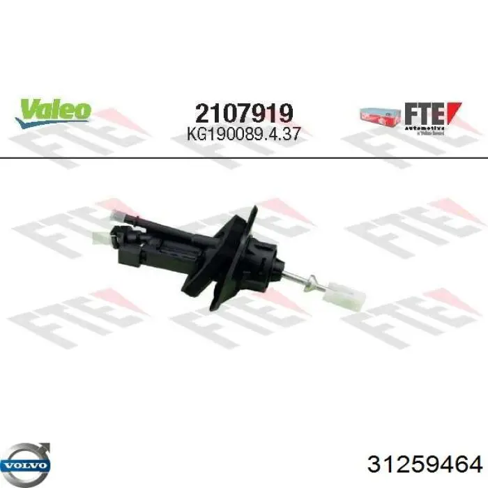 ГЦЗ Volvo 31259464 ціна, від 4361.48 UAH