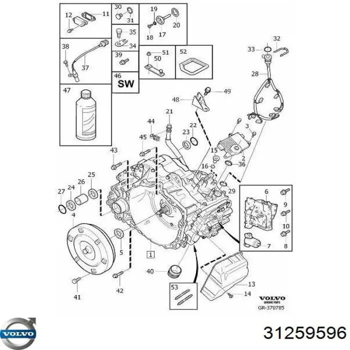  Volvo 31259596 ціна, від 2241.60 USD