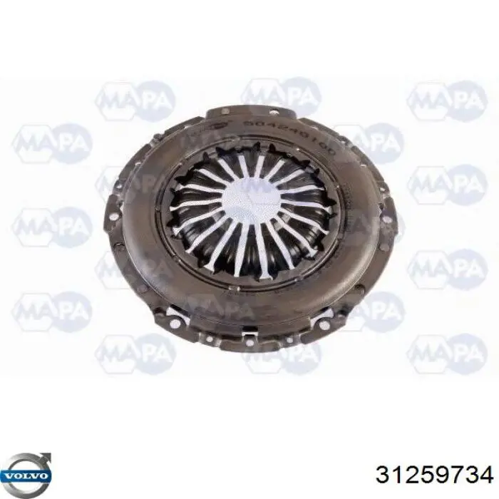 Комплект зчеплення (3 частини) Volvo 31259734 ціна, від 136.98 USD
