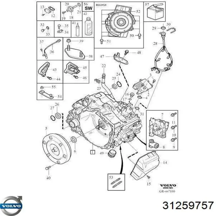  Volvo 31259757 ціна, від 42.23 USD