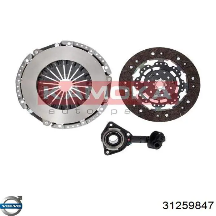Комплект зчеплення (3 частини) Volvo 31259847 ціна, від 170.02 USD