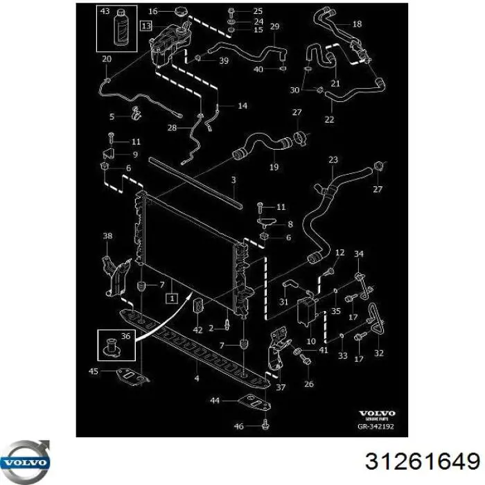  Volvo 31261649 ціна, від 19.00 USD