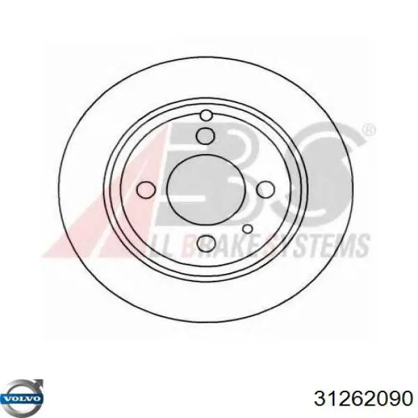Задні дискові гальма Volvo 31262090 ціна, від 27.65 USD