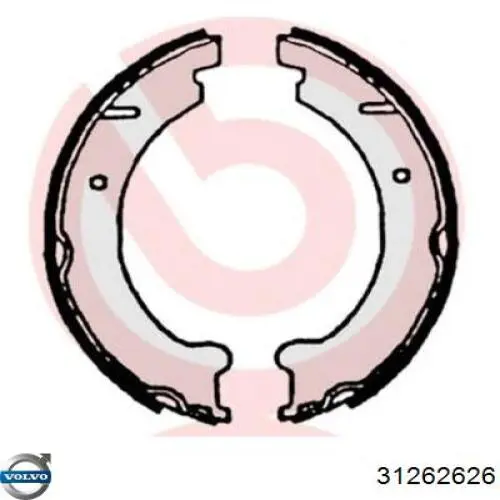 Колодки ручника 31262626 Volvo