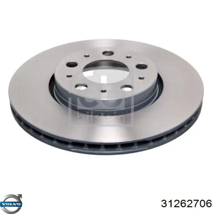 Диск переднього гальма Volvo 31262706 ціна, від 56.61 USD