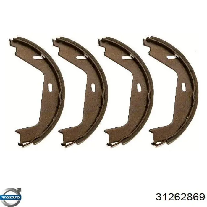 Купити 31262869 Volvo Гальмівні колодки гальма стоянки