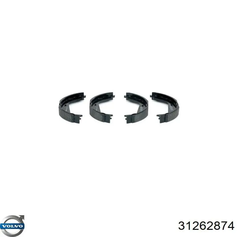 Купити 31262874 Volvo Гальмівні колодки гальма стоянки