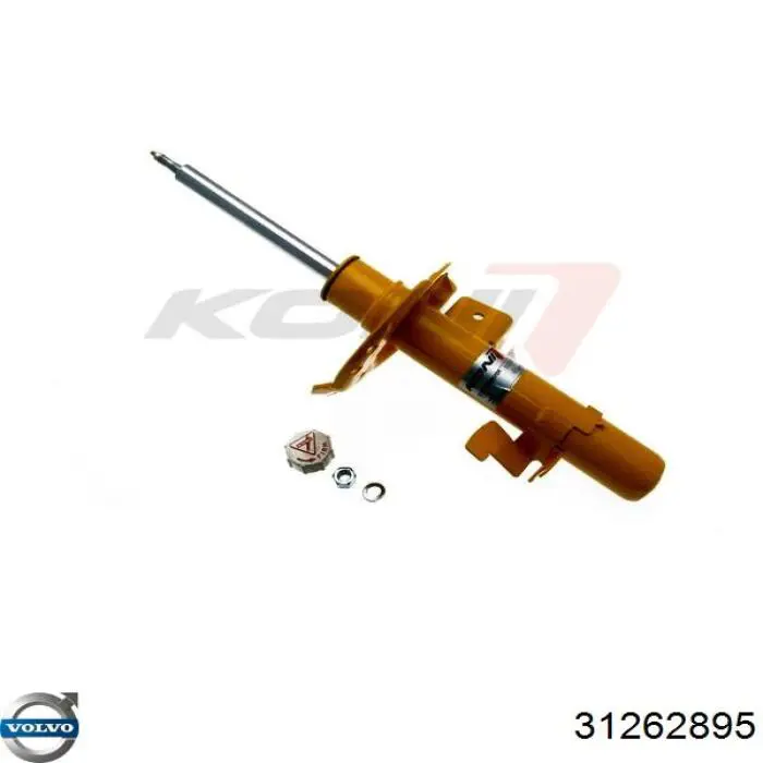 Амортизатор передній, правий Volvo 31262895 ціна, від 76.01 USD