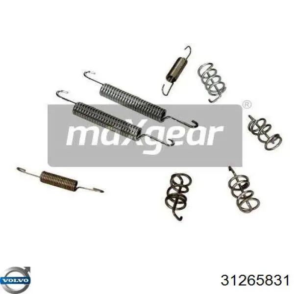 Купити 31265831 Volvo Трос ручного гальма задній, лівий