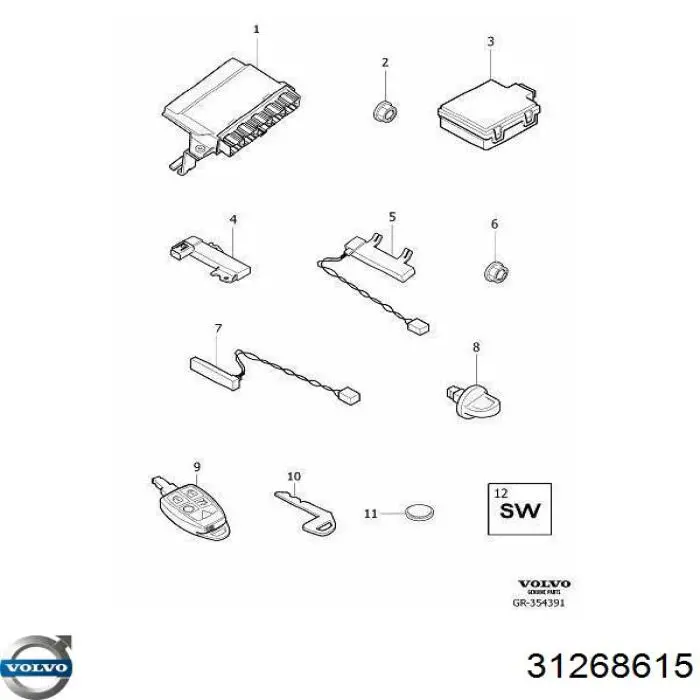 Купити 30682011 Volvo 