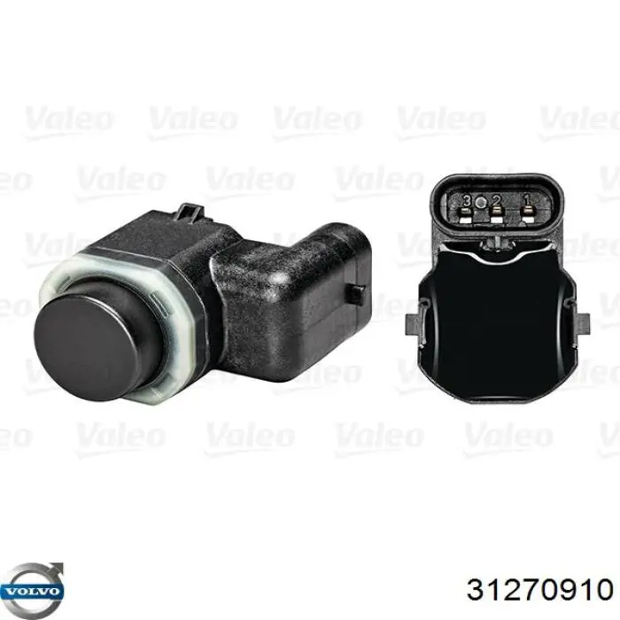Датчик сигналізації паркування (парктронік), передній 31270910 Volvo