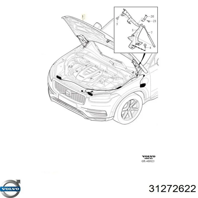  Volvo 31272622 ціна, від 19.69 USD