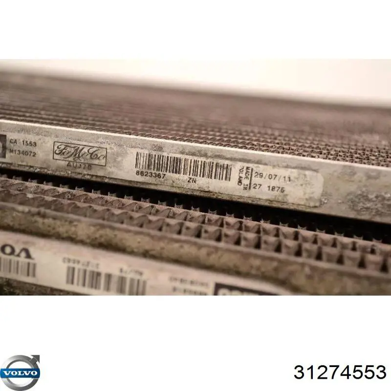 31274553 Volvo Охолоджувач наддувочного повітря