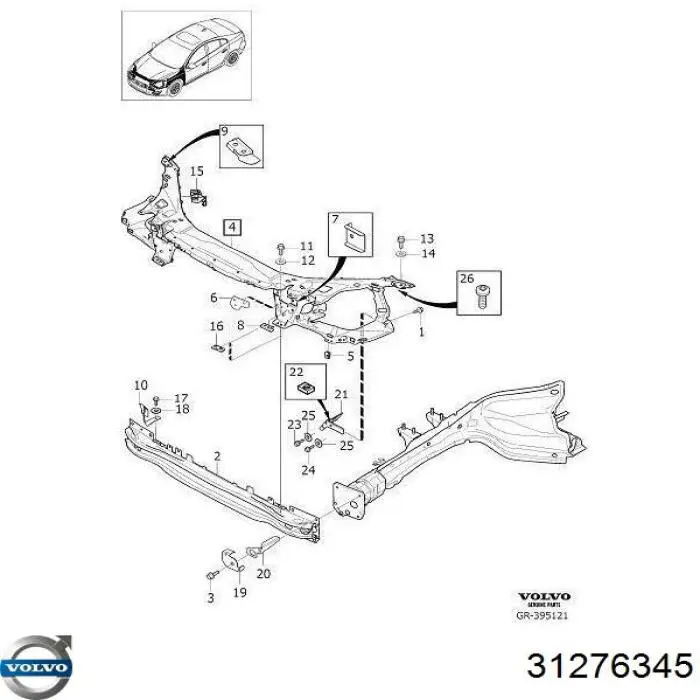  Volvo 31276345 ціна, від 11.25 USD