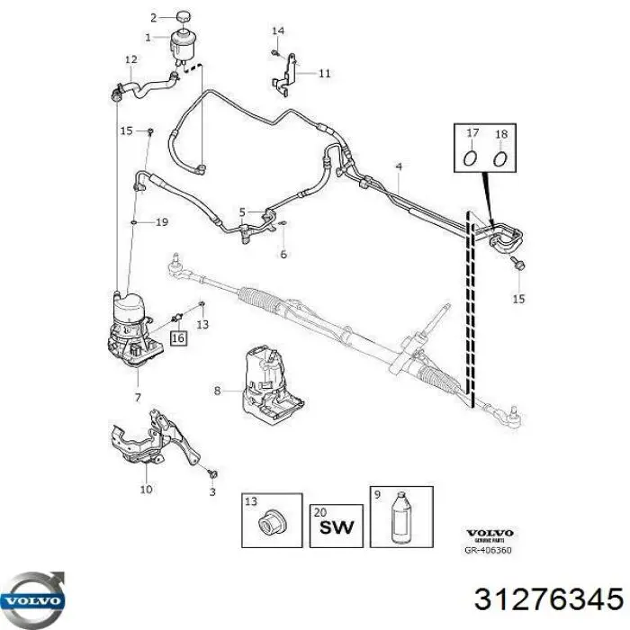 Купити 31276345 Volvo 