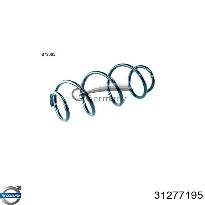 Купити 31277195 Volvo Гвинтова пружина підвіска