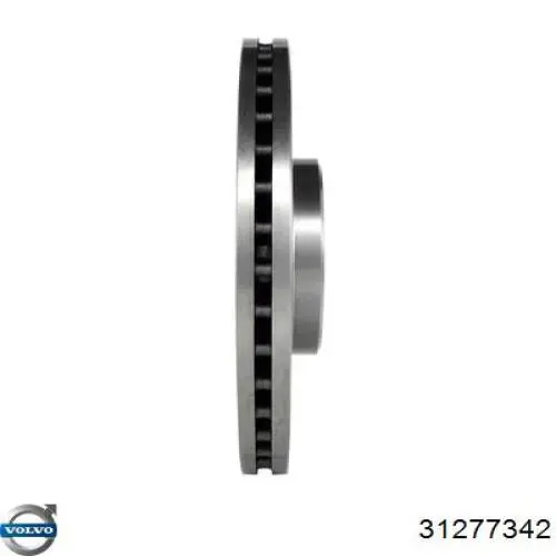 Диск переднього гальма Volvo 31277342 ціна, від 88.61 USD