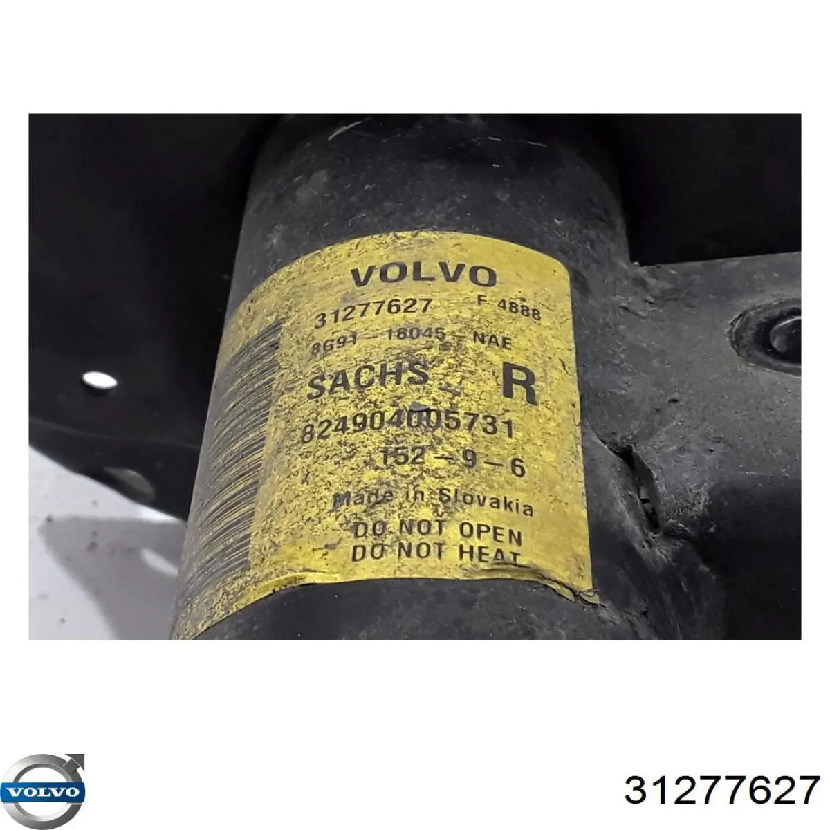 Амортизатор передній, правий 31277627 Volvo