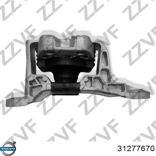 Подушка (опора) двигуна, права передня 31277670 Volvo