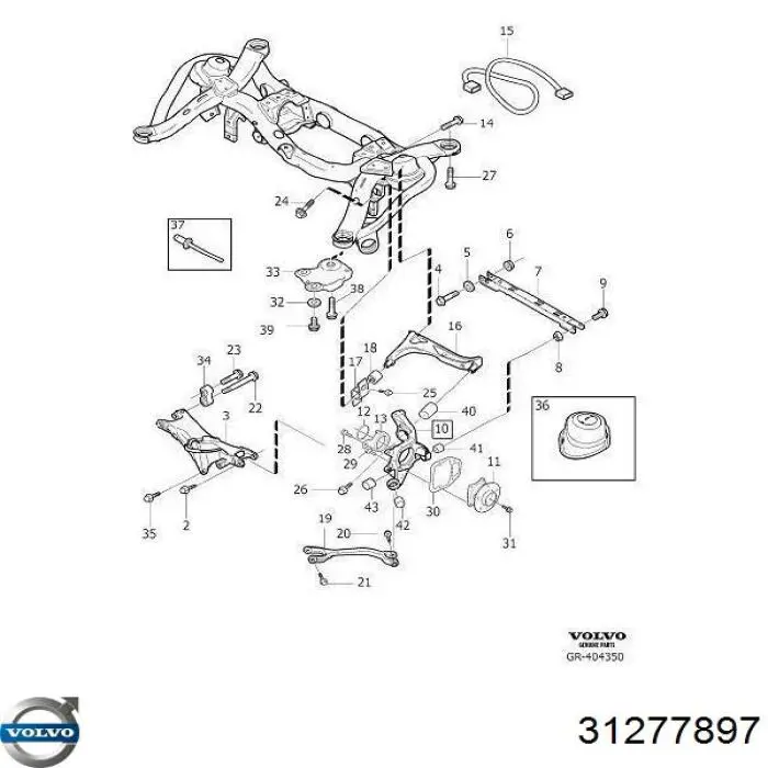  Volvo 31277897 ціна, від 218.28 USD