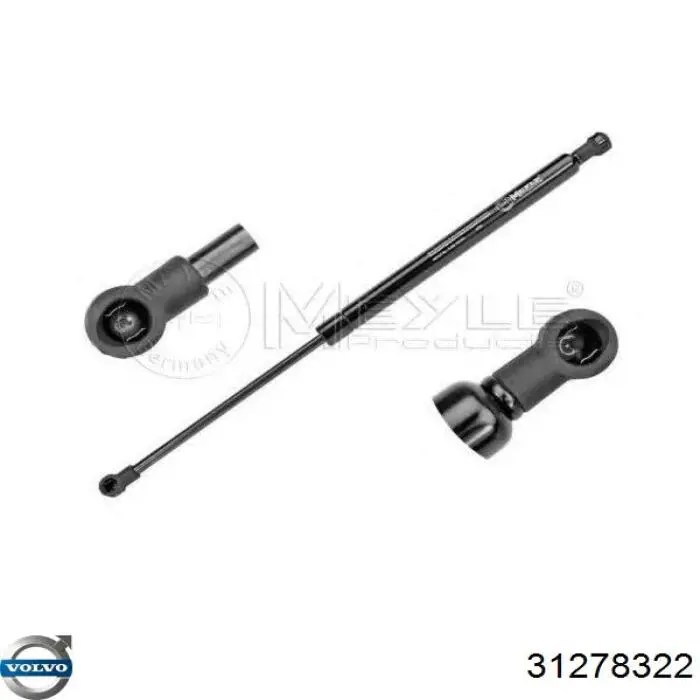 31278322 Volvo Амортизатор кришки багажника / двері 3/5-ї задньої