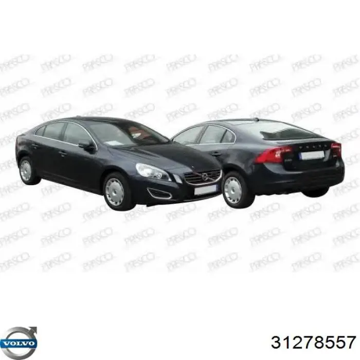 Габарит-покажчик повороту, лівий 31278557 Volvo
