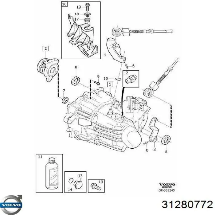 Купити 31280772 Volvo Масло коробки передач