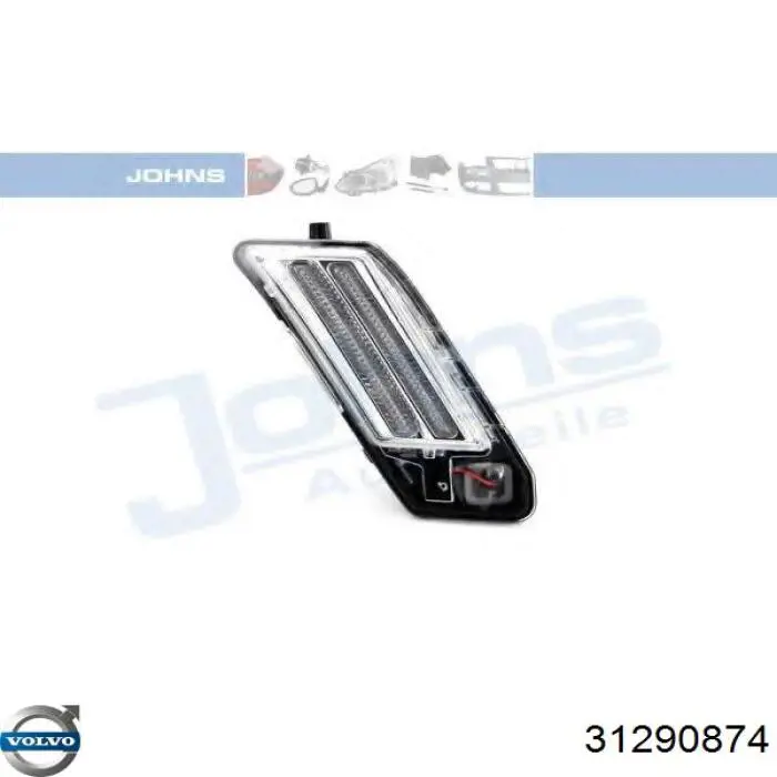 Габарит передній правий 31290874 Volvo