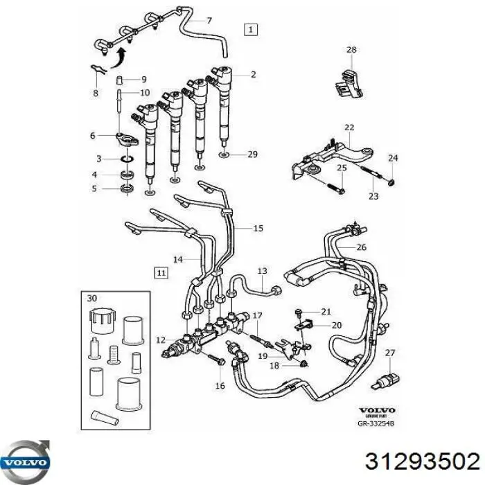 Купити 31293502 Volvo 