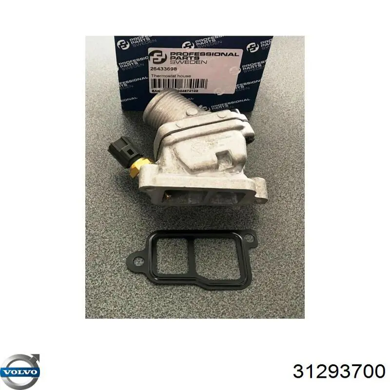 Купити 31293700 Volvo Термостат в корпусі