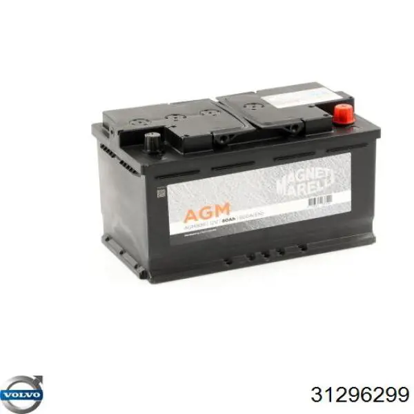 Батарея акумуляторна Volvo 31296299 ціна, від 273.50 USD
