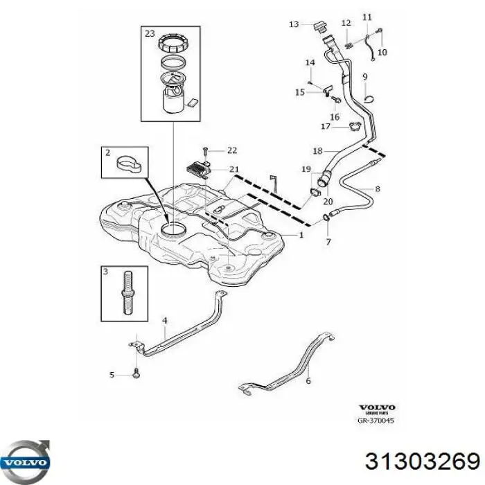  Volvo 31303269 ціна, від 4068.30 USD
