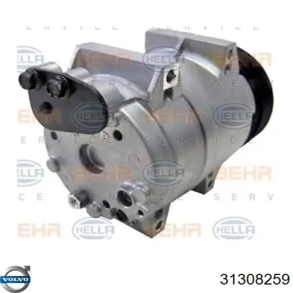 Компресор системи кондиціювання Volvo 31308259 ціна, від 251.64 USD