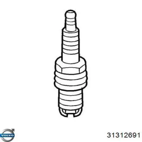 Купити 31312691 Volvo Свічка запалювання