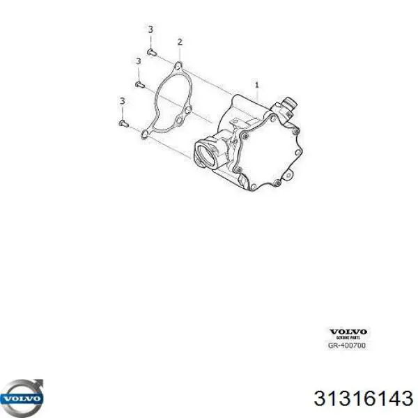 Купити 31316143 Volvo Вакуумний насос