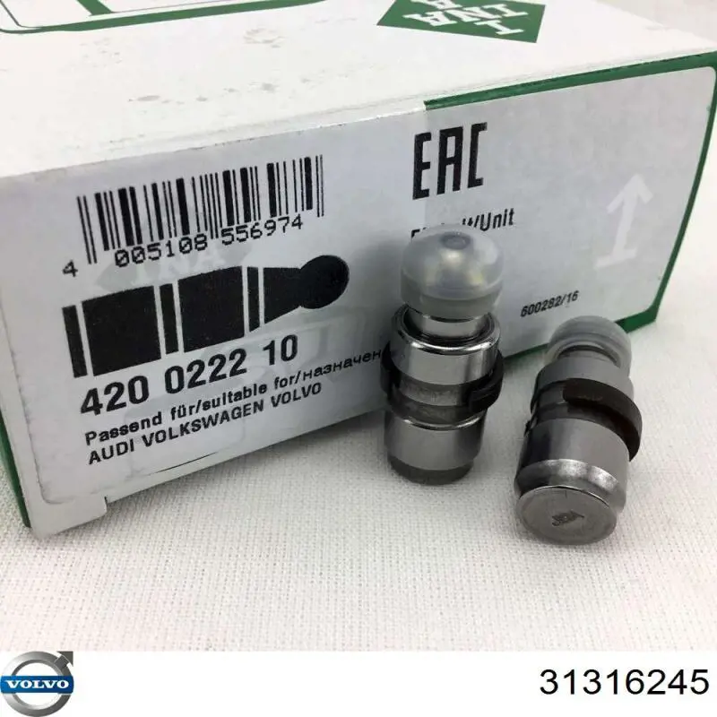Штовхач клапана гідравлічний Volvo 31316245 ціна, від 6.38 USD