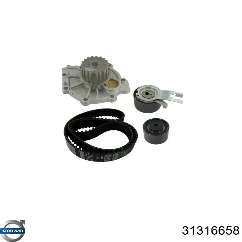 Ролик ременя ГРМ, паразитний Volvo 31316658 ціна, від 20.11 USD