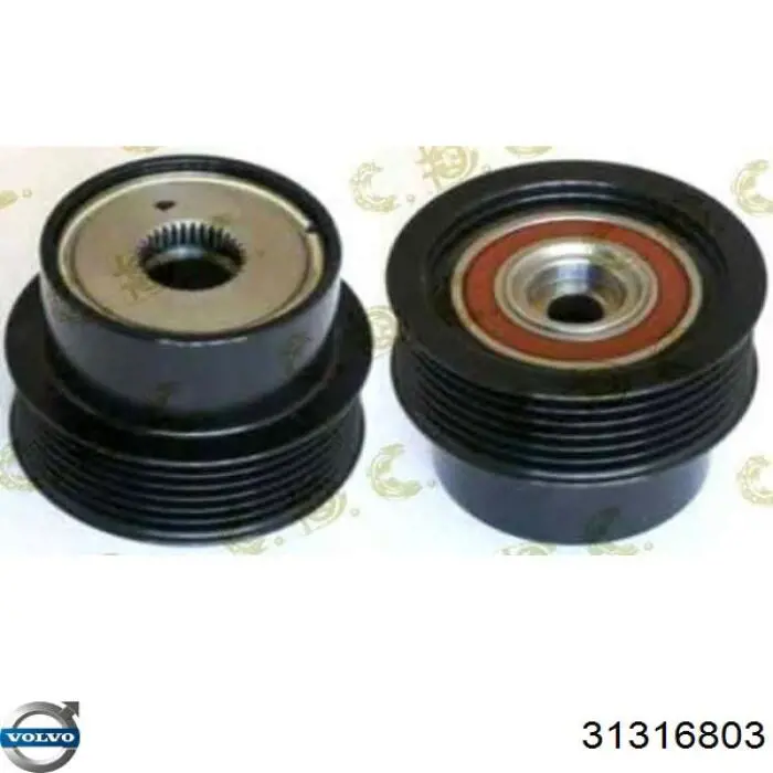 Купити 31316803 Volvo Шків генератора
