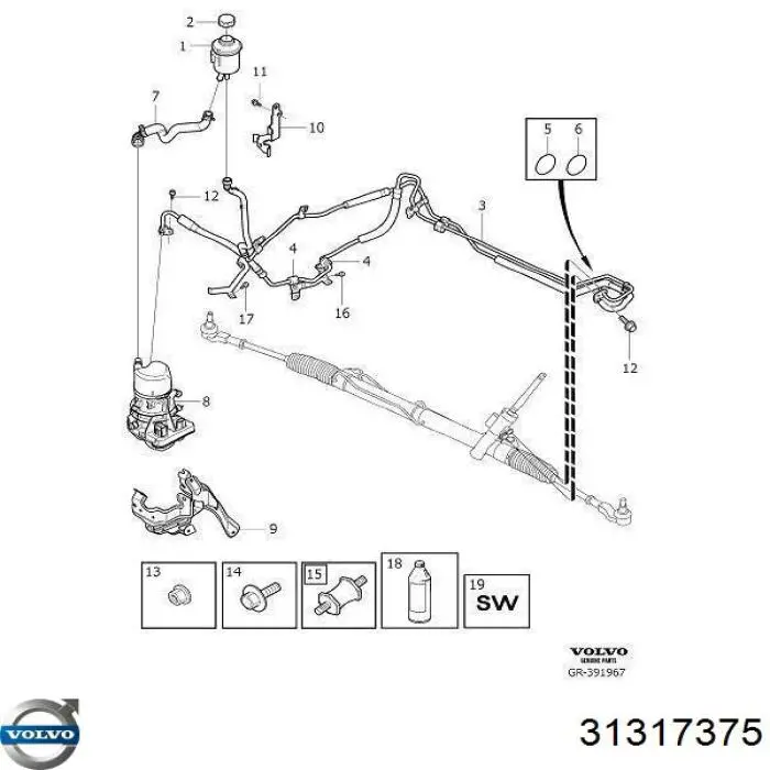Купити 31317375 Volvo 