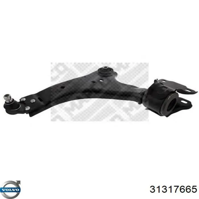 Важіль передній лівий Volvo 31317665 ціна, від 119.61 USD