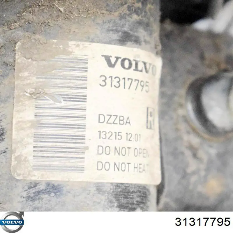 Амортизатор передній, правий 31317795 Volvo