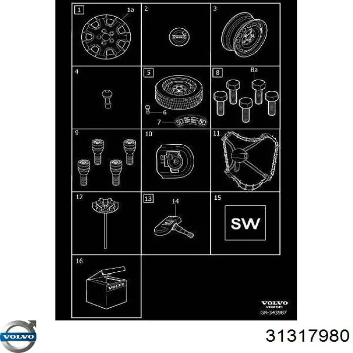 Купити 31302357 Volvo 
