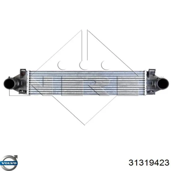 31319423 Volvo Охолоджувач наддувочного повітря