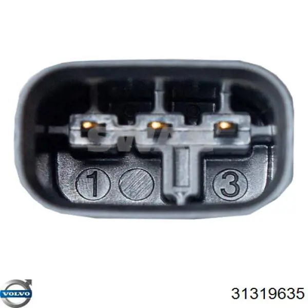 Датчик тиску вихлопних газів 31319635 Volvo