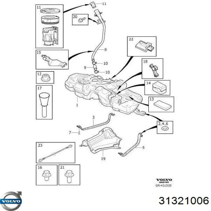  31321006 Volvo