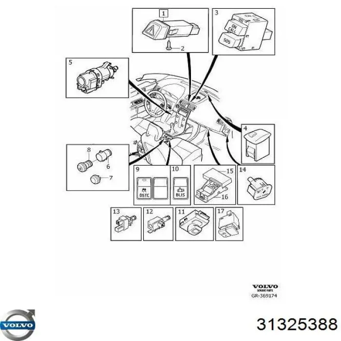  Volvo 30735506 ціна, від 116.78 USD