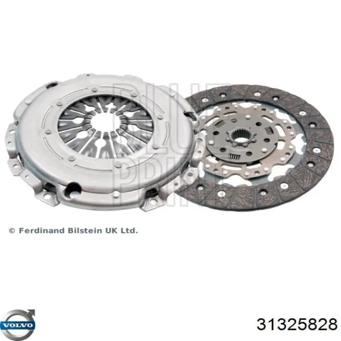 Комплект зчеплення (3 частини) Volvo 31325828 ціна, від 378.91 USD
