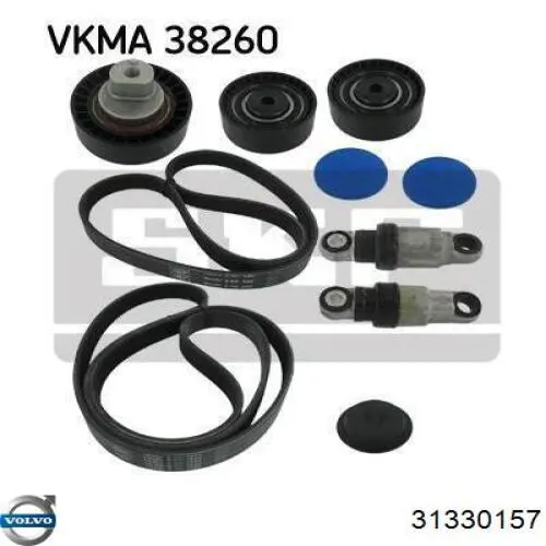 Клиновий ремінь Volvo 31330157 ціна, від 13.82 USD