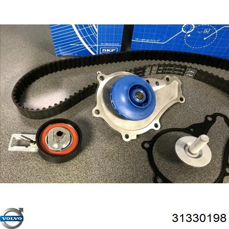 Ролик натяжителя ременя газорозподілу Volvo 31330198 ціна, від 30.79 USD