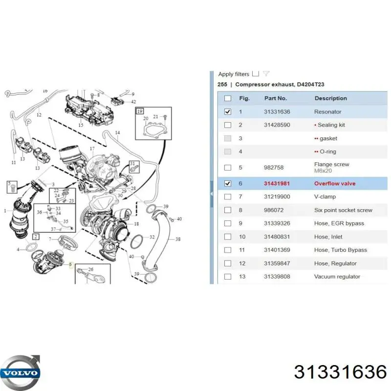 31331636 Volvo 
